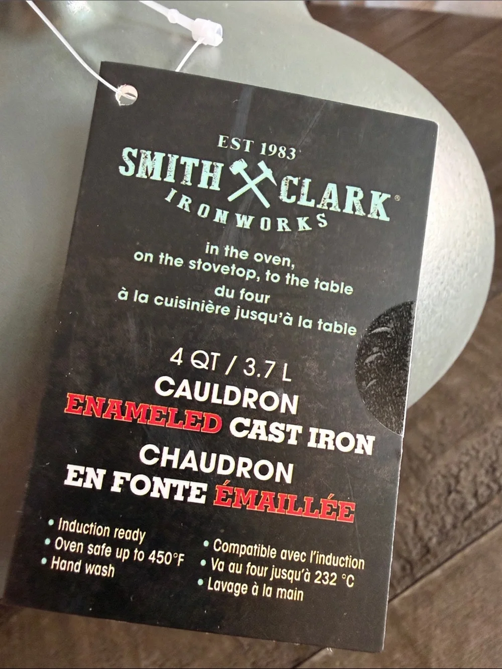 Very Rare Smith and Clark Cast Iron Cauldron 4 QT SAGE GREEN 2026 Halloween NWT